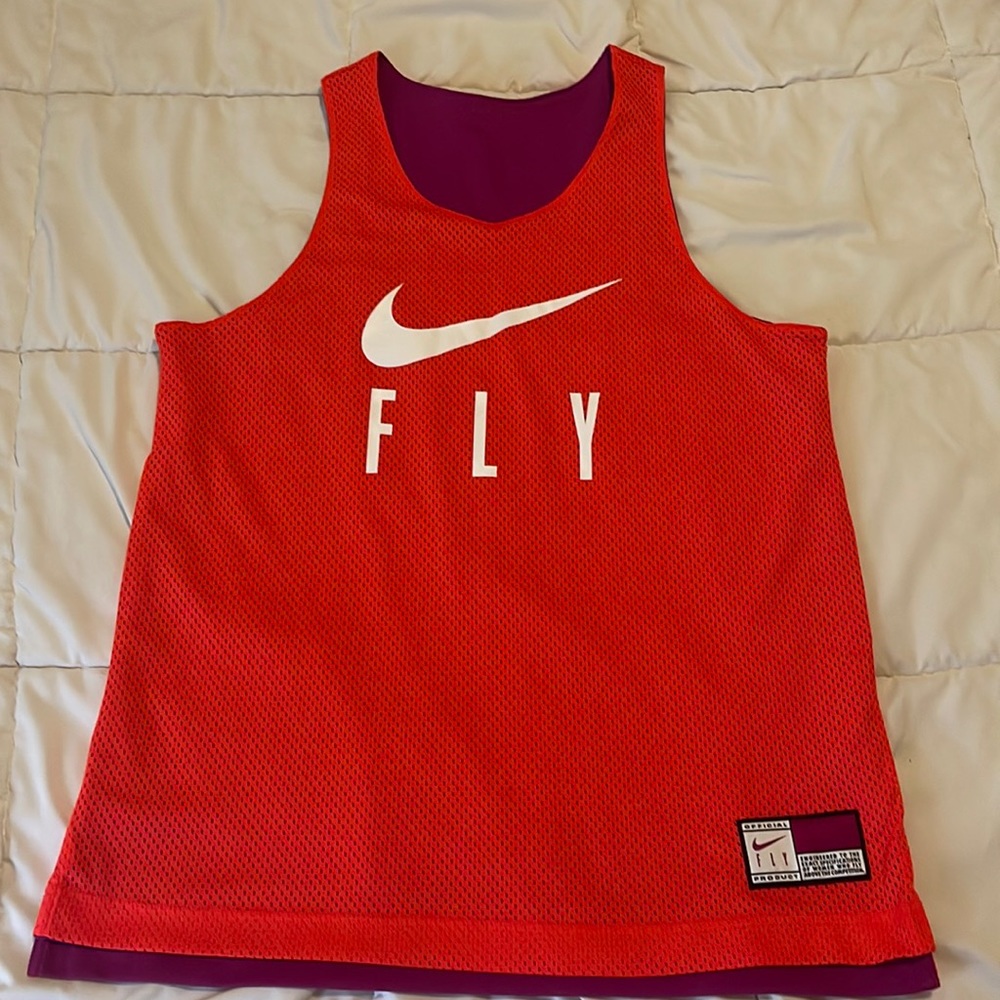 Womens Nike Fly TankTop. Athletic Jersey. Reversible